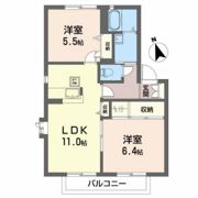 サザンコートHの間取り画像