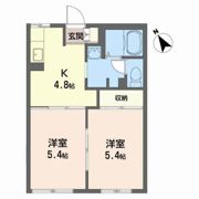 クレスト フジスイ Cの間取り画像