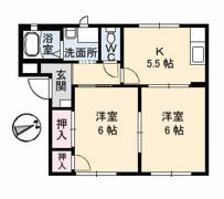 リバティ松本 B棟の間取り画像