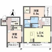 シャーメゾン谷山駅前の間取り画像