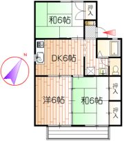 セジュール宮浦の間取り画像