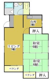 コーポエーワン A棟の間取り画像