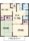 松嶋ハイツⅣの間取り画像