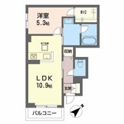 エクセル A棟の間取り画像