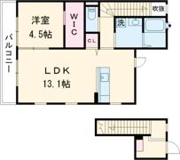 エトワールルージュ Aの間取り画像