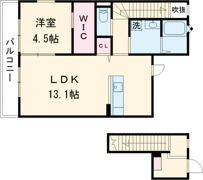 エトワールルージュ Aの間取り画像