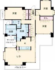 ForYou湊川公園の間取り画像