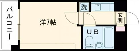 朝日プラザ坪井の間取り画像