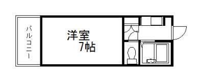 アップルマンションの間取り画像