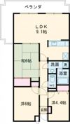 グランエクセル 麻生中の間取り画像