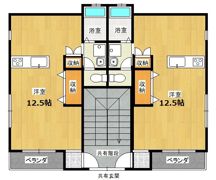 ラパン郡元の間取り画像