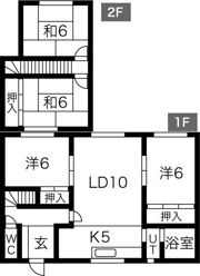 澄川町7丁目14-21貸家の間取り画像