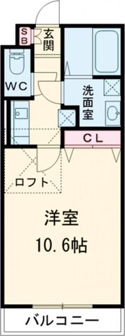 レジデンスナンワ香里園A棟の間取り画像