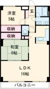 セントラルハイツ南側の間取り画像