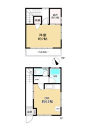 ヴィンテージテラスハウス東中神の間取り画像