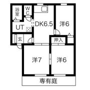 パークハイツ北洞Cの間取り画像