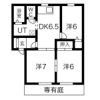パークハイツ北洞Cの間取り画像