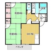 ウッドパレス旭の間取り画像