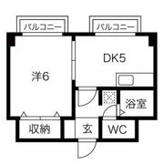 Belong香里園(旧 フォンティーヌ香里園)の間取り画像