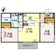 レーブ・クリエの間取り画像