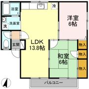 Sunny Flatの間取り画像