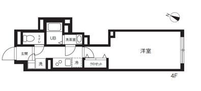 エルファーロ中野富士見町の間取り画像