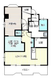 マンション善の間取り画像
