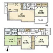 東越谷戸建の間取り画像