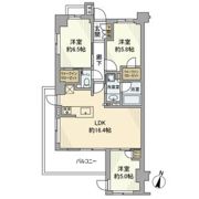 ルフォン横浜根岸の間取り画像