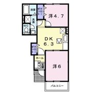 ポライトリーAの間取り画像