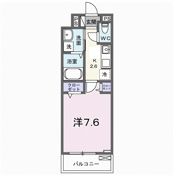 コーポハピネス白砂の間取り画像
