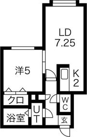 ビーブルーの間取り画像