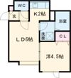 ラパス清田の間取り画像