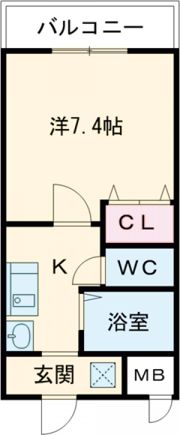 M'プラザ香里壱番館の間取り画像