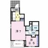 クレアシオンBの間取り画像