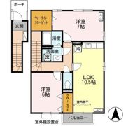 シャロット学園南館の間取り画像