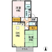 パストラルみまや A棟の間取り画像