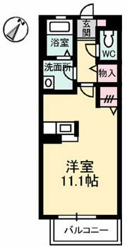 メゾン中央の間取り画像
