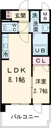 ソルテラス京都勧進橋PARK SIDEの間取り画像
