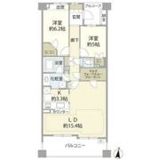 プラウド中野坂上の間取り画像