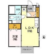 モデルノ Aの間取り画像