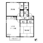 メゾンプレーヌ Aの間取り画像