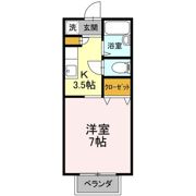 パセオ西府 壱番館の間取り画像
