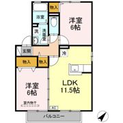 パミドール･ルーチェ B棟の間取り画像