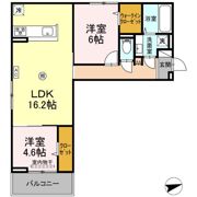 モナローム・シェリⅡの間取り画像