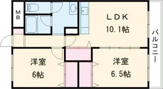 グランディオス白鳥の間取り画像