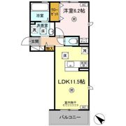 DーROOM清水新地の間取り画像
