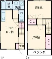 ロンチ・クワトロ Bの間取り画像