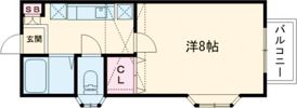 ソレアード愛子の間取り画像