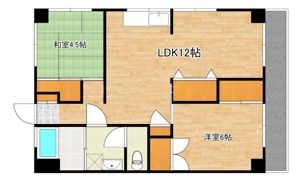 南峰ハイツ田上の間取り画像